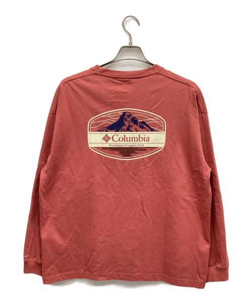 Columbia（コロンビア）Columbia (コロンビア) カットソー レッド サイズ:Mの古着・服飾アイテム