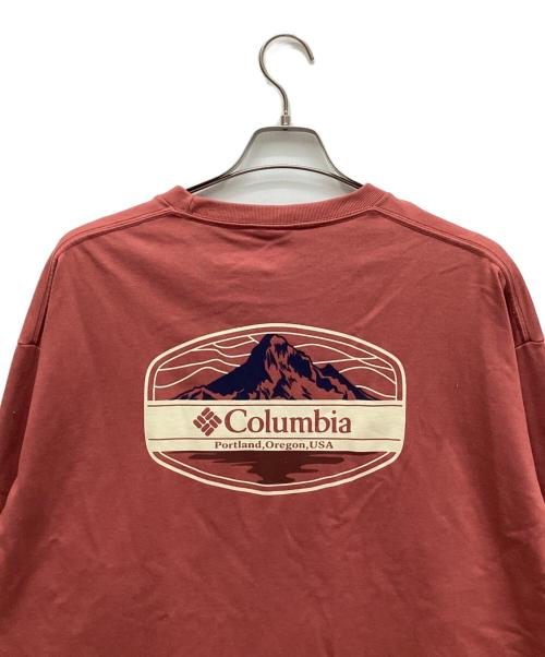 Columbia（コロンビア）Columbia (コロンビア) カットソー レッド サイズ:Mの古着・服飾アイテム