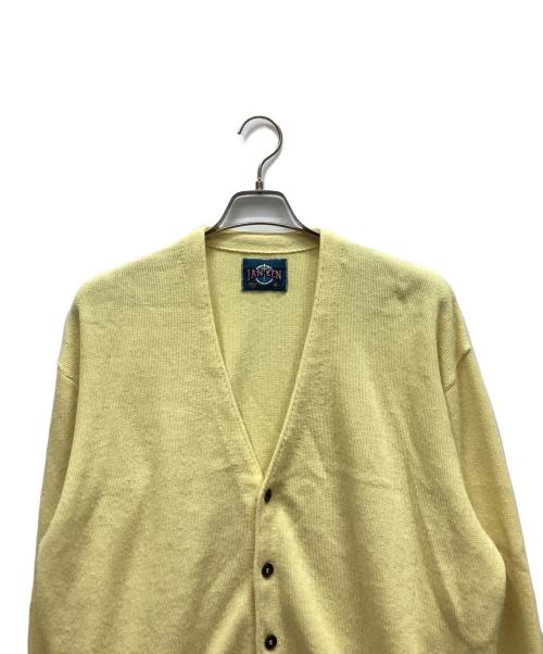 JANTZEN（ジャンセン）JANTZEN (ジャンセン) カーディガン イエロー サイズ:XLの古着・服飾アイテム