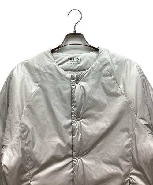FORK&SPOON（フォーク＆スプーン）FORK&SPOON (フォーク＆スプーン) 中綿ジャケット シルバー サイズ:Sの古着・服飾アイテム