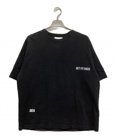 中古・古着通販】WIND AND SEA (ウィンダンシー) 半袖Tシャツ ブラック