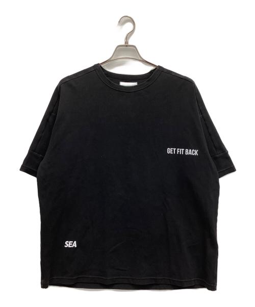 WIND AND SEA（ウィンダンシー）WIND AND SEA (ウィンダンシー) 半袖Tシャツ ブラック サイズ:Lの古着・服飾アイテム