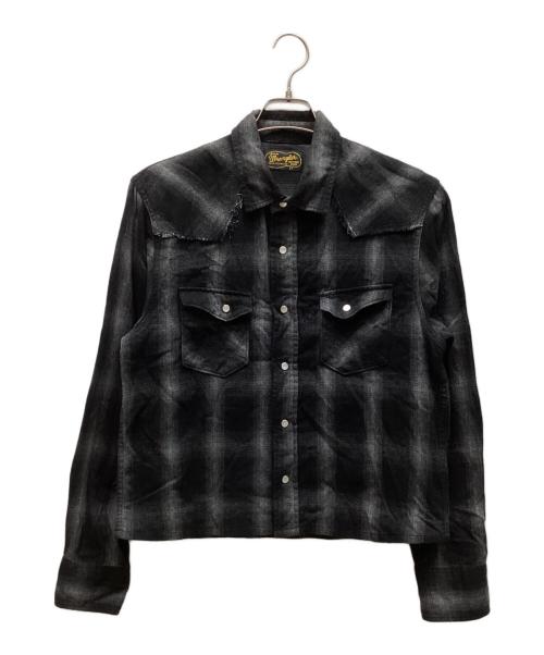 Wrangler（ラングラー）Wrangler (ラングラー) シャツ ブラック サイズ:Lの古着・服飾アイテム