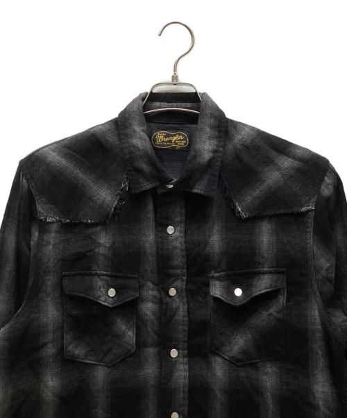 Wrangler（ラングラー）Wrangler (ラングラー) シャツ ブラック サイズ:Lの古着・服飾アイテム