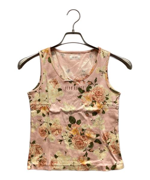 PINK HOUSE（ピンクハウス）PINK HOUSE (ピンクハウス) タンクトップ ピンク サイズ:Mの古着・服飾アイテム