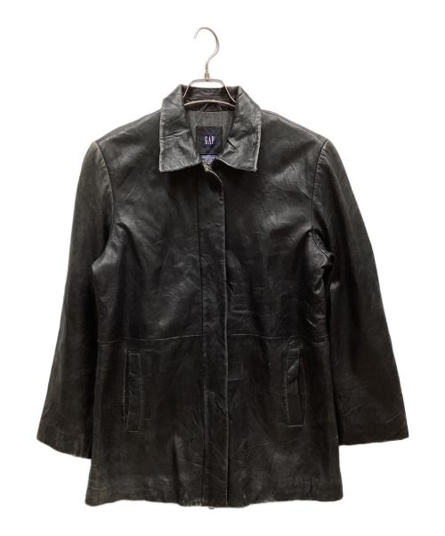 GAP（ギャップ）GAP (ギャップ) レザージャケット ブラック サイズ:Lの古着・服飾アイテム