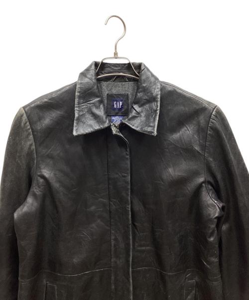 GAP（ギャップ）GAP (ギャップ) レザージャケット ブラック サイズ:Lの古着・服飾アイテム