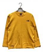 THE NORTH FACEザ ノース フェイス）の古着「長袖Tシャツ」｜イエロー