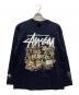 stussy（ステューシー）の古着「長袖Tシャツ」｜ネイビー