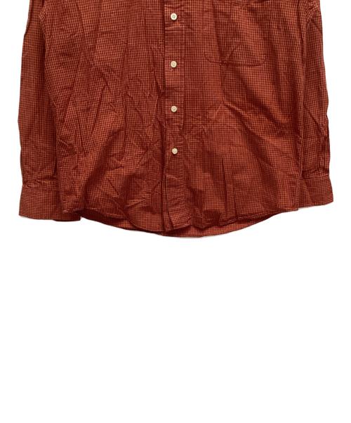 HAGGAR（ハガー）HAGGAR (ハガー) 長袖シャツ レッド サイズ:Mの古着・服飾アイテム