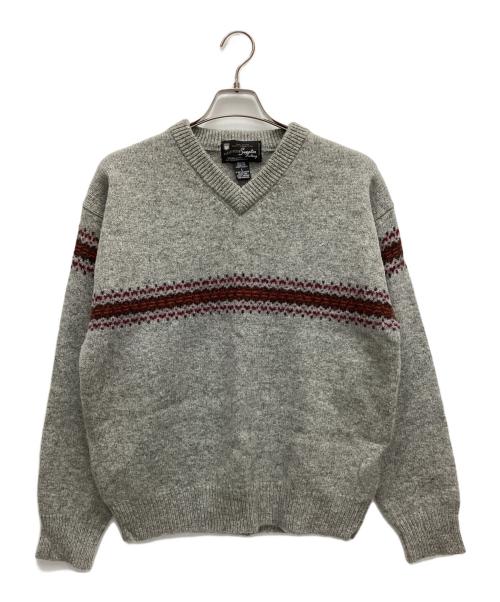 varsity CLUB（バーシティクラブ）varsity CLUB (バーシティクラブ) ニット グレー サイズ:Lの古着・服飾アイテム