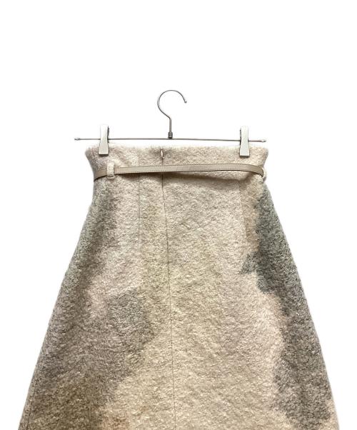 Ameri（アメリ）Ameri (アメリ) ANDREA ABSTRACT PAINT SKIRT ベージュ サイズ:Sの古着・服飾アイテム