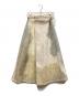 Ameri（アメリ）の古着「ANDREA ABSTRACT PAINT SKIRT」｜ベージュ