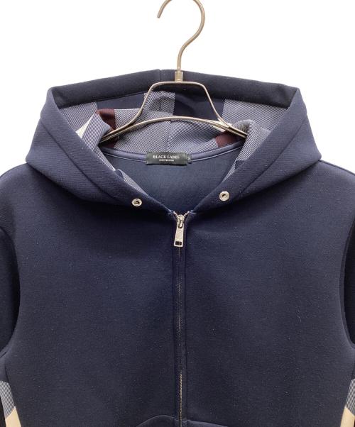 BLACK LABEL CRESTBRIDGE（ブラックレーベル クレストブリッジ）BLACK LABEL CRESTBRIDGE (ブラックレーベル クレストブリッジ) パーカー ネイビー サイズ:Mの古着・服飾アイテム