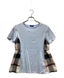 BLUE LABEL CRESTBRIDGE（ブルーレーベルクレストブリッジ）の古着「カットソー」｜ブルー
