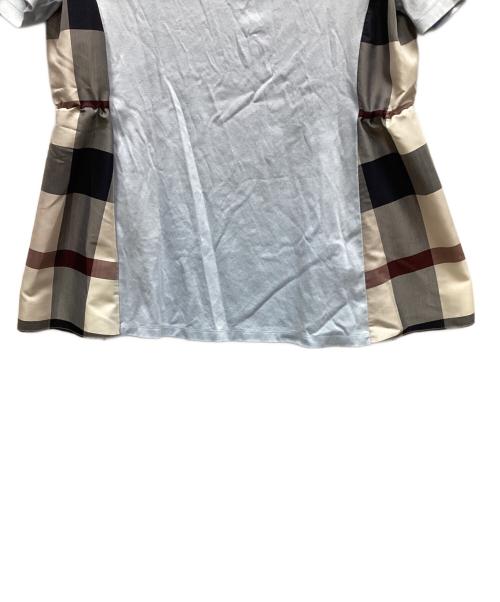 BLUE LABEL CRESTBRIDGE（ブルーレーベルクレストブリッジ）BLUE LABEL CRESTBRIDGE (ブルーレーベルクレストブリッジ) カットソー ブルー サイズ:38の古着・服飾アイテム