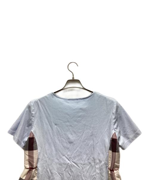 BLUE LABEL CRESTBRIDGE（ブルーレーベルクレストブリッジ）BLUE LABEL CRESTBRIDGE (ブルーレーベルクレストブリッジ) カットソー ブルー サイズ:38の古着・服飾アイテム