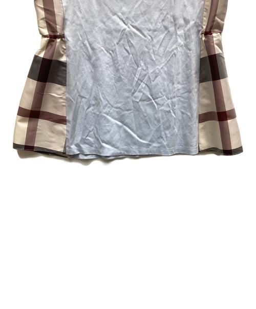 BLUE LABEL CRESTBRIDGE（ブルーレーベルクレストブリッジ）BLUE LABEL CRESTBRIDGE (ブルーレーベルクレストブリッジ) カットソー ブルー サイズ:38の古着・服飾アイテム