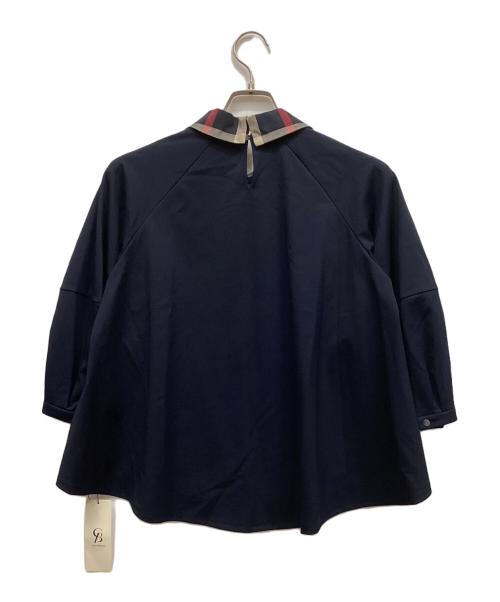 CRESTBRIDGE（クレストブリッジ）CRESTBRIDGE (クレストブリッジ) ブラウス ネイビー サイズ:Mの古着・服飾アイテム