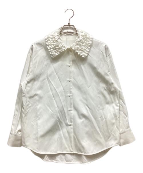 MANOF（マノフ）MANOF (マノフ) 長袖ブラウス ホワイト サイズ:Fの古着・服飾アイテム