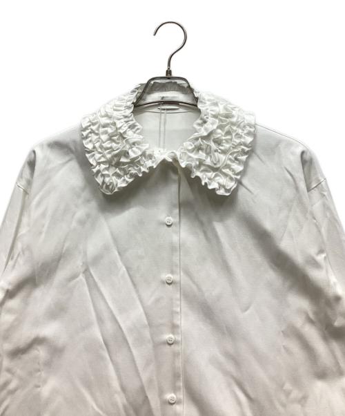 MANOF（マノフ）MANOF (マノフ) 長袖ブラウス ホワイト サイズ:Fの古着・服飾アイテム