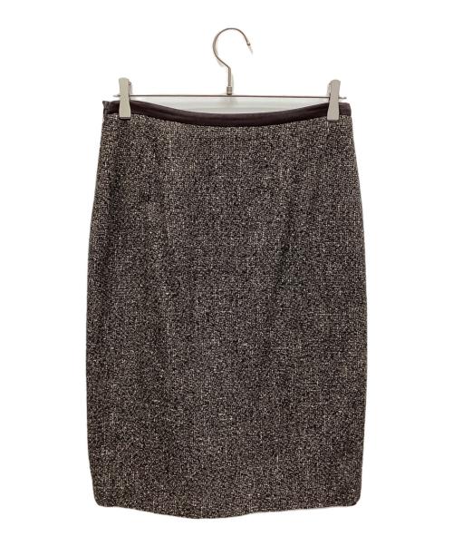 MaxMara（マックスマーラ）MaxMara (マックスマーラ) スカート ブラウン サイズ:42の古着・服飾アイテム