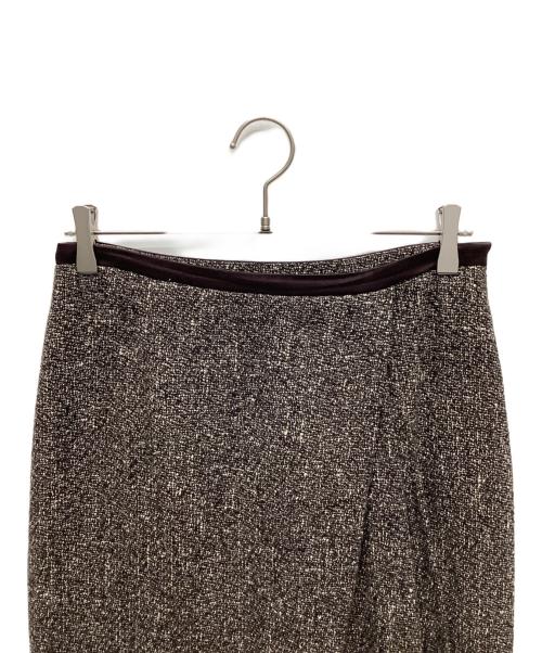 MaxMara（マックスマーラ）MaxMara (マックスマーラ) スカート ブラウン サイズ:42の古着・服飾アイテム