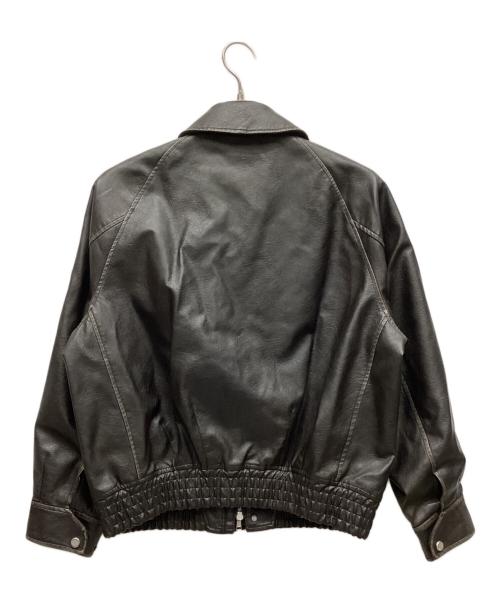 WYM LIDNM（ウィム バイ リドム）WYM LIDNM (ウィム バイ リドム) レザージャケット ブラック サイズ:Sの古着・服飾アイテム