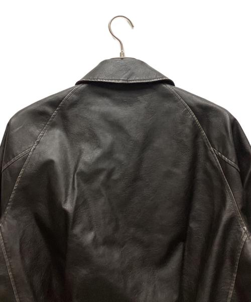 WYM LIDNM（ウィム バイ リドム）WYM LIDNM (ウィム バイ リドム) レザージャケット ブラック サイズ:Sの古着・服飾アイテム