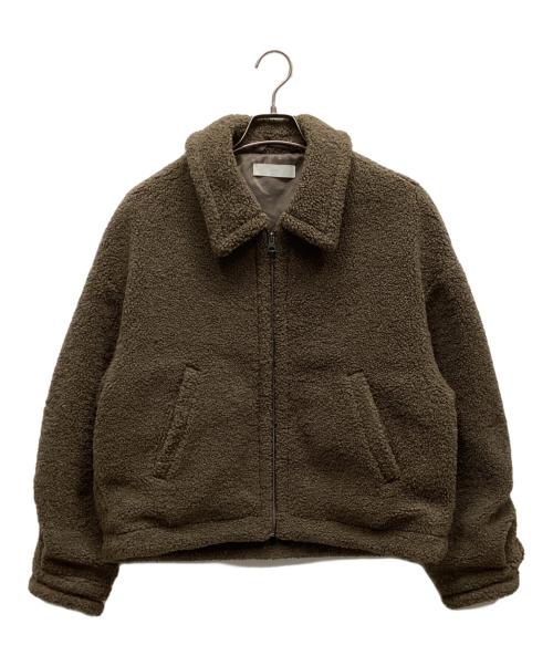 WYM LIDNM（ウィム バイ リドム）WYM LIDNM (ウィム バイ リドム) フリースジャケット ブラウン サイズ:Sの古着・服飾アイテム