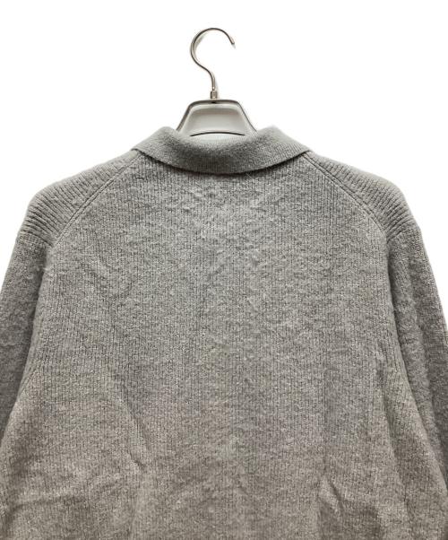 WYM LIDNM（ウィム バイ リドム）WYM LIDNM (ウィム バイ リドム) ニットシャツ グレー サイズ:Sの古着・服飾アイテム