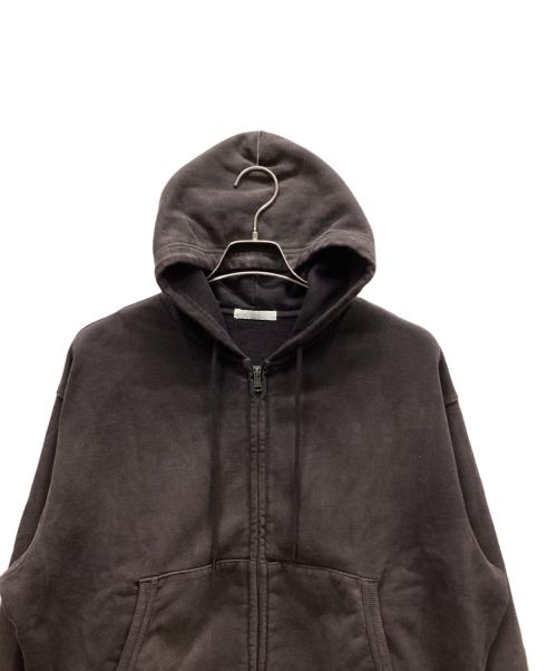 WYM LIDNM（ウィム バイ リドム）WYM LIDNM (ウィム バイ リドム) ジップパーカー ブラウン サイズ:Sの古着・服飾アイテム