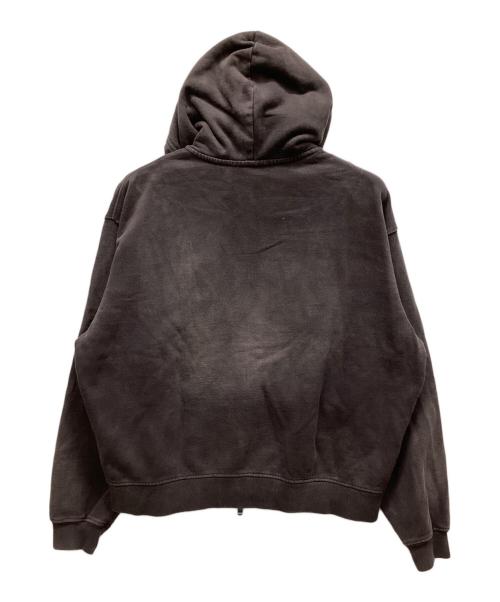 WYM LIDNM（ウィム バイ リドム）WYM LIDNM (ウィム バイ リドム) ジップパーカー ブラウン サイズ:Sの古着・服飾アイテム