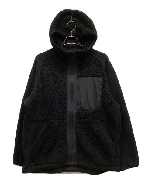 UNIQLO（ユニクロ）UNIQLO (ユニクロ) WHITE MOUNTAINEERING (ホワイトマウンテ二アニング) フリースジャケット ブラック サイズ:XLの古着・服飾アイテム
