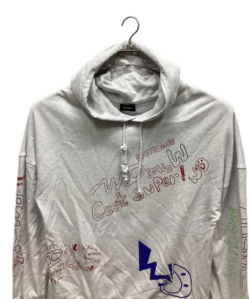 WE11DONE（ウェルダン）WE11DONE (ウェルダン) パーカー グレー サイズ:Mの古着・服飾アイテム