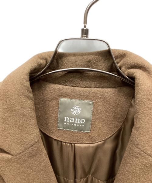 nano・universe（ナノ・ユニバース）nano・universe (ナノ・ユニバース) ロングコート ブラウン サイズ:Lの古着・服飾アイテム