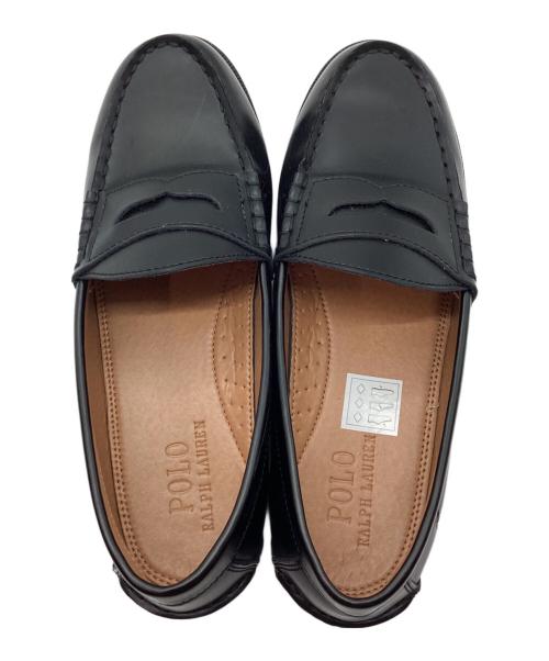 POLO RALPH LAUREN（ポロ・ラルフローレン）POLO RALPH LAUREN (ポロ・ラルフローレン) ローファー ブラック サイズ:24の古着・服飾アイテム