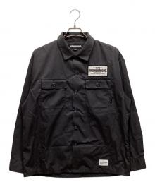 NEIGHBORHOOD（ネイバーフッド）の古着「ワークシャツ」｜ブラック