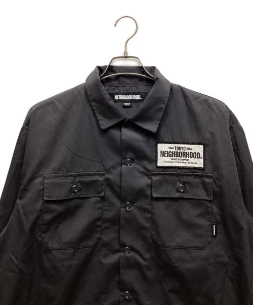 NEIGHBORHOOD（ネイバーフッド）NEIGHBORHOOD (ネイバーフッド) ワークシャツ ブラック サイズ:Mの古着・服飾アイテム