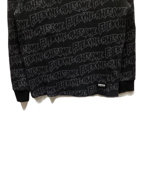 NEIGHBORHOOD（ネイバーフッド）NEIGHBORHOOD (ネイバーフッド) FULKING AWESOME (ファッキンオーサム) カットソー ブラック サイズ:Lの古着・服飾アイテム