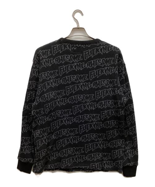NEIGHBORHOOD（ネイバーフッド）NEIGHBORHOOD (ネイバーフッド) FULKING AWESOME (ファッキンオーサム) カットソー ブラック サイズ:Lの古着・服飾アイテム