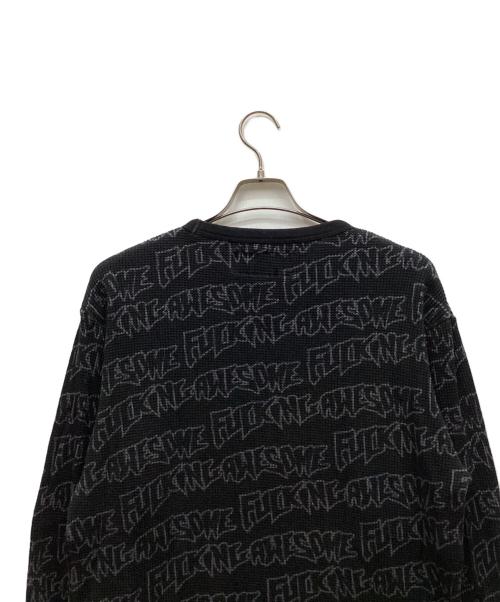 NEIGHBORHOOD（ネイバーフッド）NEIGHBORHOOD (ネイバーフッド) FULKING AWESOME (ファッキンオーサム) カットソー ブラック サイズ:Lの古着・服飾アイテム