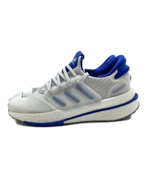 adidas（アディダス）adidas (アディダス) スニーカー ホワイト×ブルー サイズ:26.5 未使用品の古着・服飾アイテム