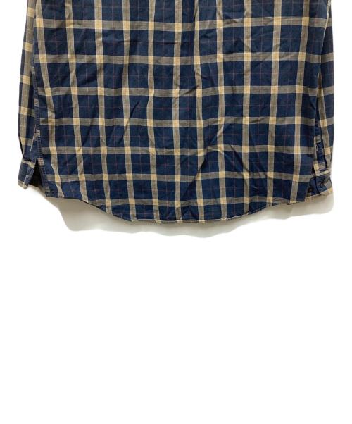 ST JOHN'S BAY（セントジョンズベイ）ST JOHN'S BAY (セントジョンズベイ) 長袖シャツ ブルー×ベージュ サイズ:Lの古着・服飾アイテム