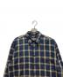 ST JOHN'S BAY (セントジョンズベイ) 長袖シャツ ブルー×ベージュ サイズ:L：3000円