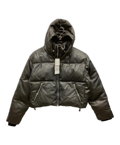 ZARA（ザラ）ZARA (ザラ) 中綿ジャケット ダークブラウン サイズ:USA SIZE Sの古着・服飾アイテム