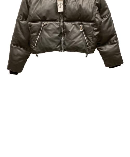ZARA（ザラ）ZARA (ザラ) 中綿ジャケット ダークブラウン サイズ:USA SIZE Sの古着・服飾アイテム