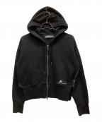 adidas×STELLA McCARTNEYアディダス×ステラマッカートニー）の古着「ジップパーカー」｜ブラック