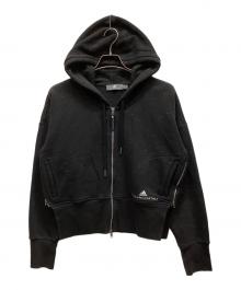 adidas×STELLA McCARTNEY（アディダス×ステラマッカートニー）の古着「ジップパーカー」｜ブラック