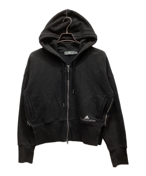 adidas（アディダス）adidas (アディダス) STELLA McCARTNEY (ステラマッカートニー) ジップパーカー ブラック サイズ:OTの古着・服飾アイテム